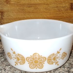 Pyrex 372 Golden Butterfly